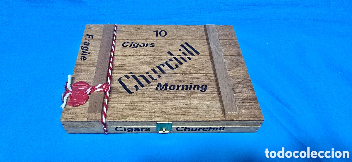 Coleccionismo: CAJA DE PUROS CHURCHILL 10 MORNING CIGARS