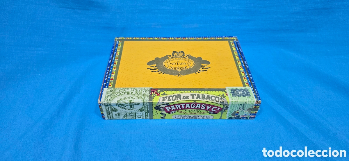 Coleccionismo: ANTIGUA CAJA DE PUROS PARTAGAS PRECINTADA SIN ABRIR 25 HABANEROS CELLOPHANE