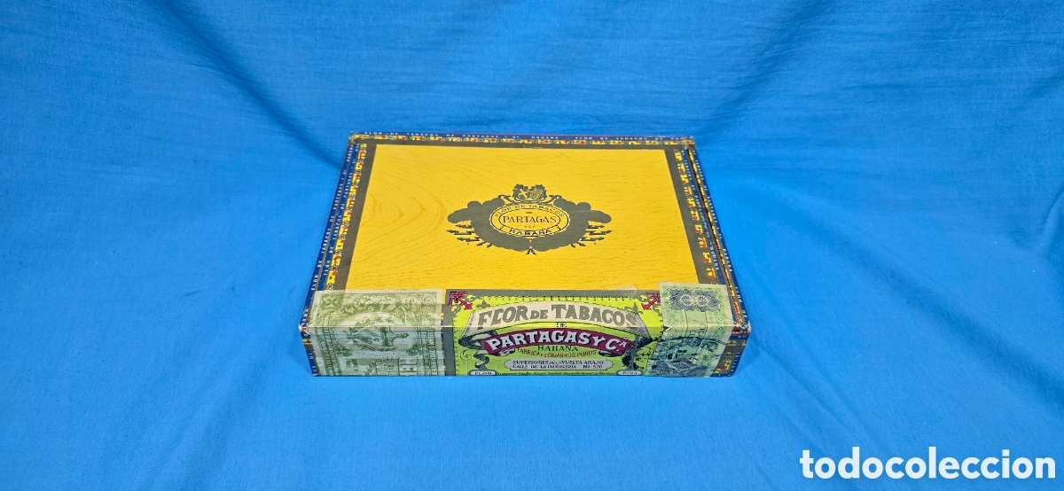 Coleccionismo: ANTIGUA CAJA DE PUROS PARTAGAS PRECINTADA SIN ABRIR 25 SUPER PARTAGAS CELLOPHANE