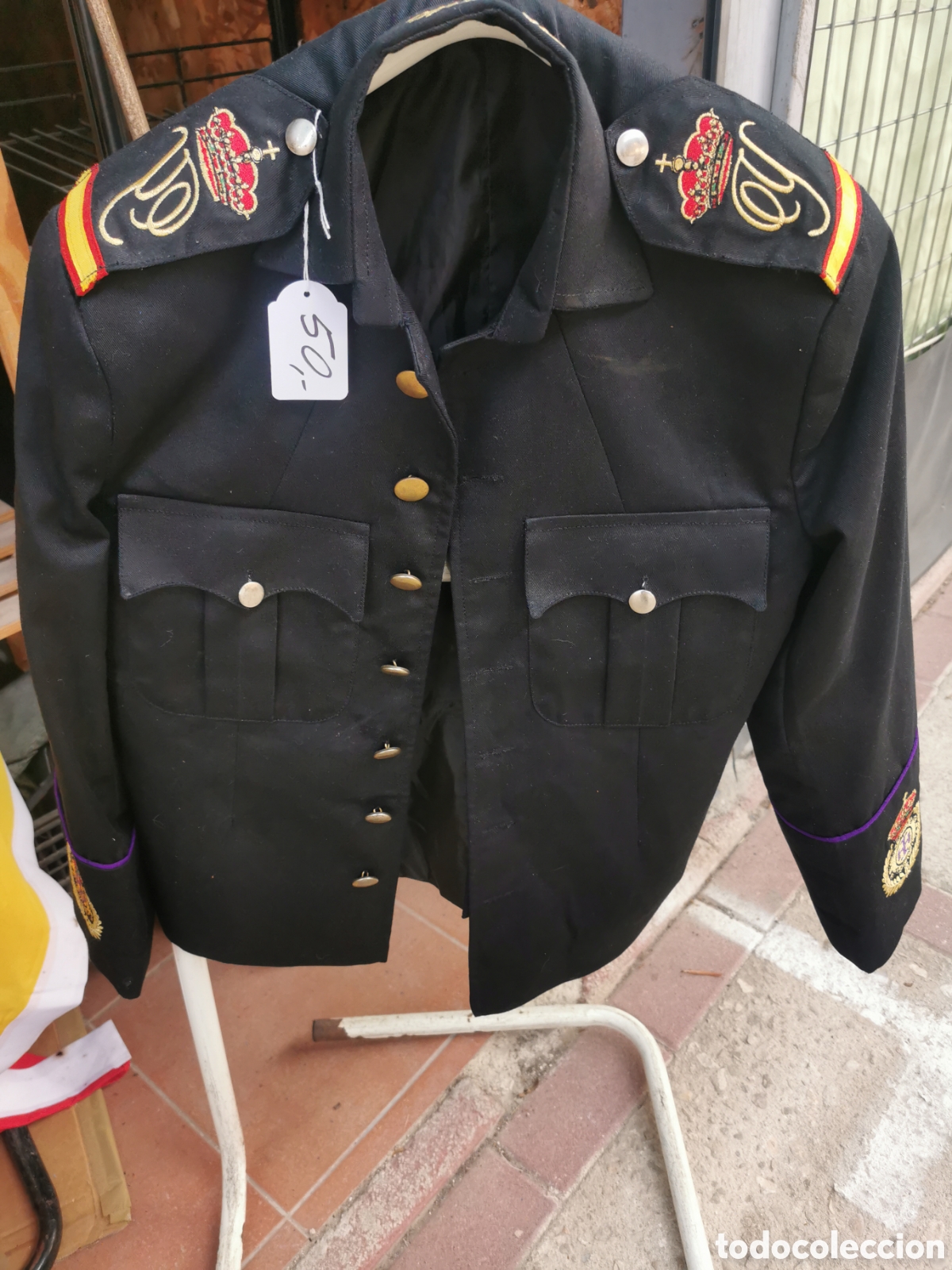 Coleccionismo: Chaqueta antigua militar espa&ntilde;ola