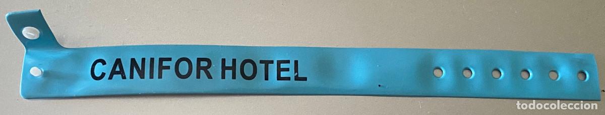 Sammeln: Pulsera de cliente de Hotel Canifor, en San Pawl il Bahar, Malta. Curiosidad coleccionable.
