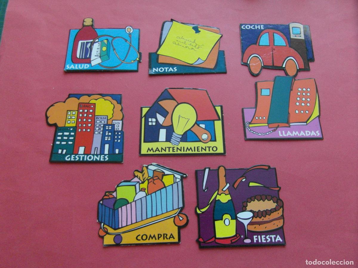 Coleccionismo: LOTE DE 8 IMAN DE NEVERA COSAS QUE HACER