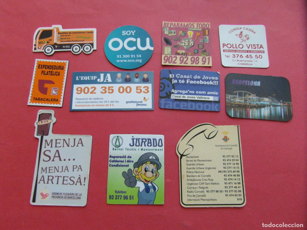 Coleccionismo: LOTE DE 11 IMAN DE NEVERA DIVERSOS VER DETALLE EN FOTO CORNELLA