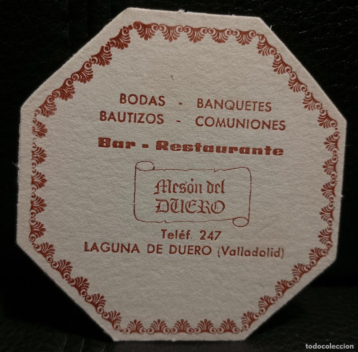 Coleccionismo: MESON DEL DUERO - POSAVASOS - LAGUNA DE DUERO VALLADOLID - CERVEZA - REFRESCOS - SIDRA - BITTER