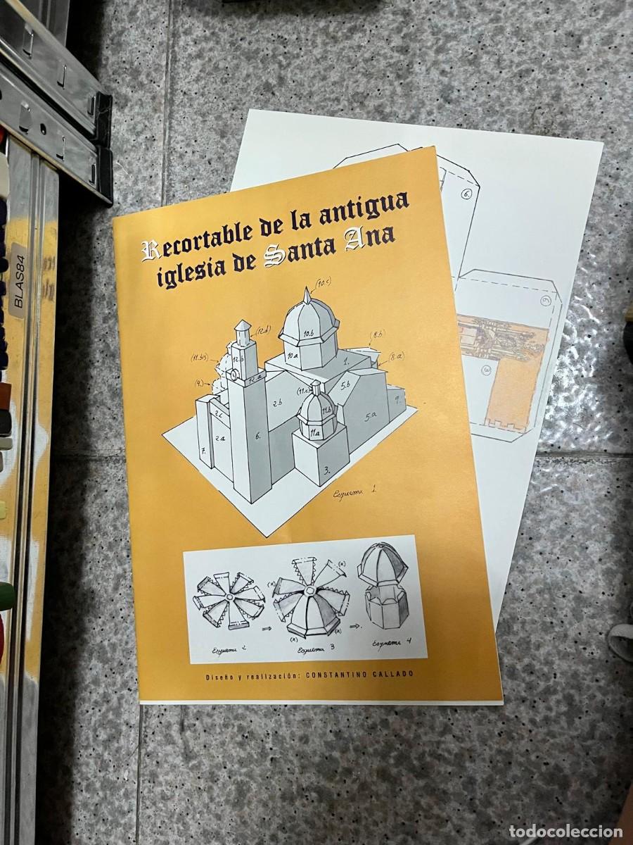 Coleccionismo: BLAS84 &ndash; Recortable de la antigua iglesia de Santa Ana &ndash; Constantino Callado. Recortable arquitect&oacute;n