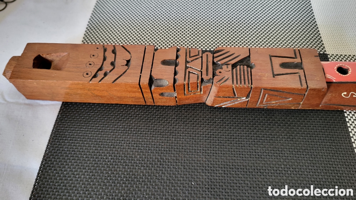 Coleccionismo: Antigua flautas madera - Foto 2