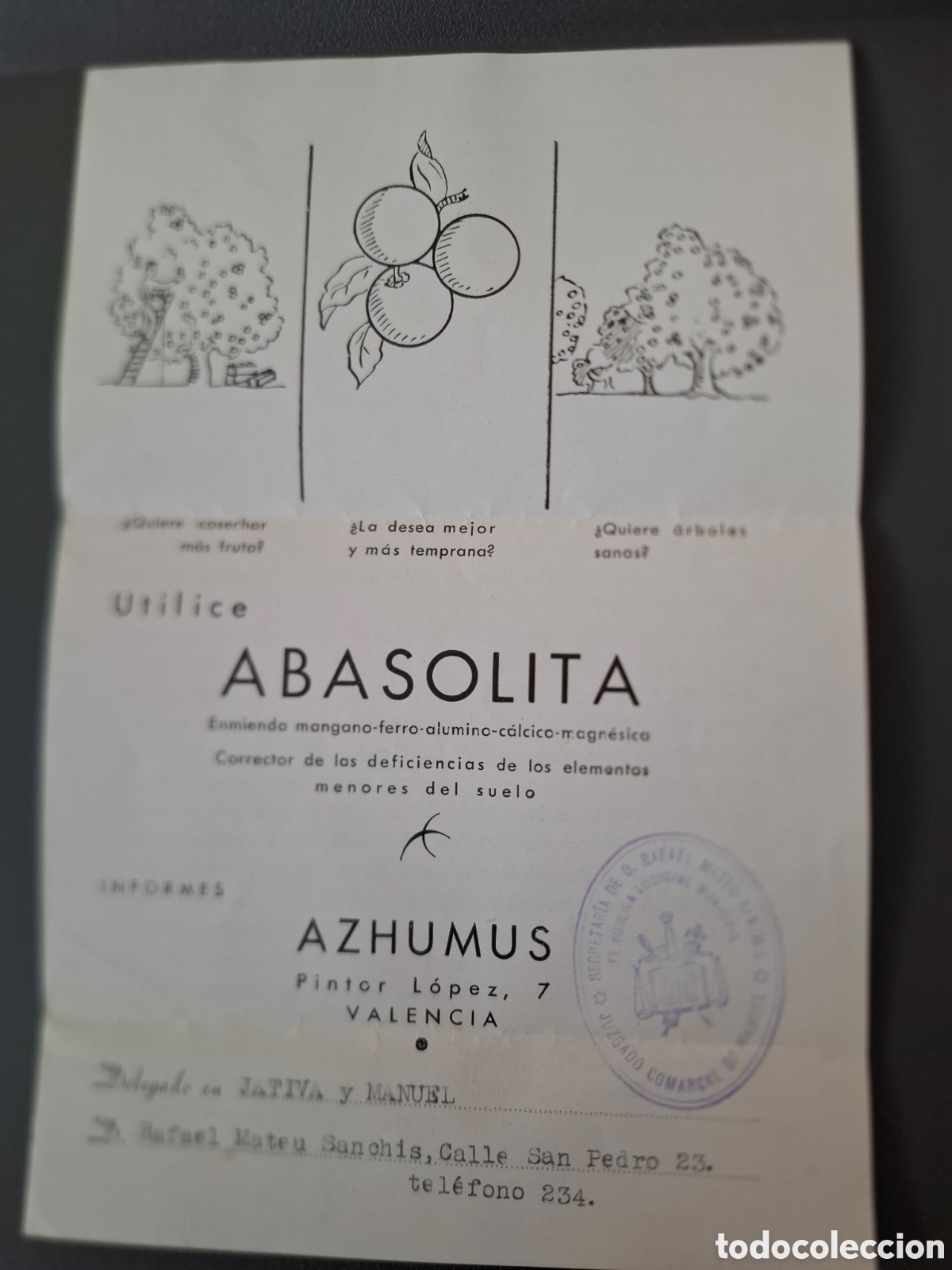 Sammelleidenschaft Papier: Abasolita - Azuhumus - 1950?