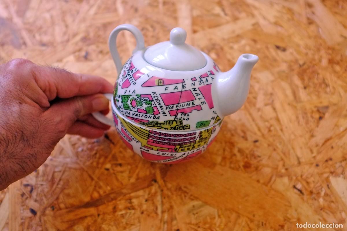 Coleccionismo: Tetera y Taza apilables Cesar Collection Firenze Florencia