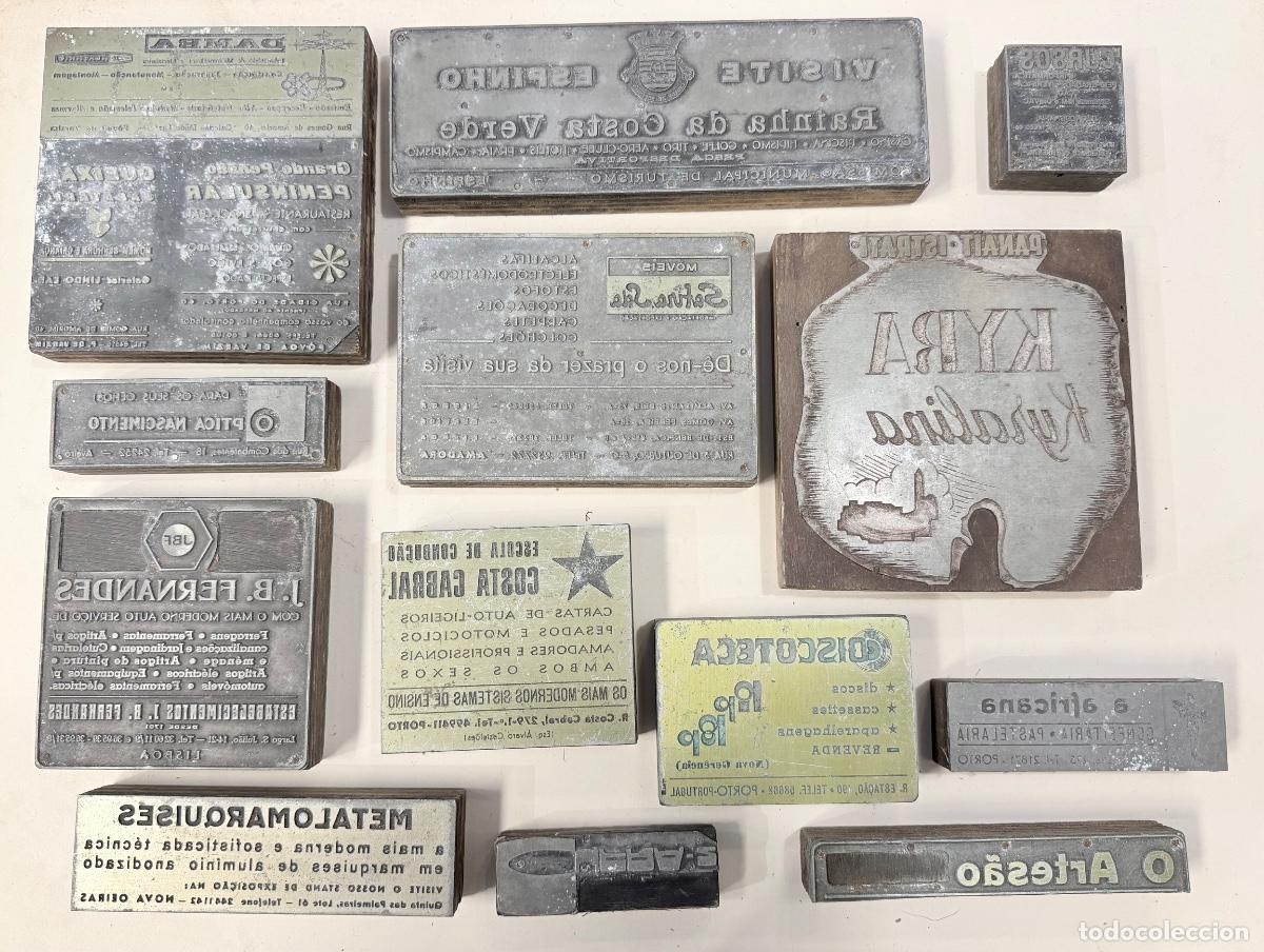 Coleccionismo: 13 Sellos imprenta publicidad