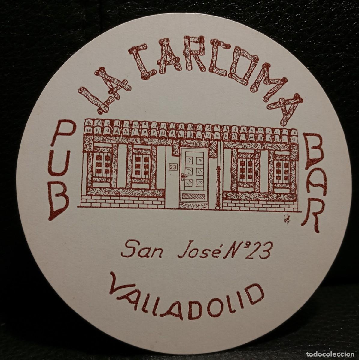 Coleccionismo: PUB BAR LA CARCOMA - POSAVASOS - VALLADOLID - CERVEZA - REFRESCOS - SIDRA - BITTER