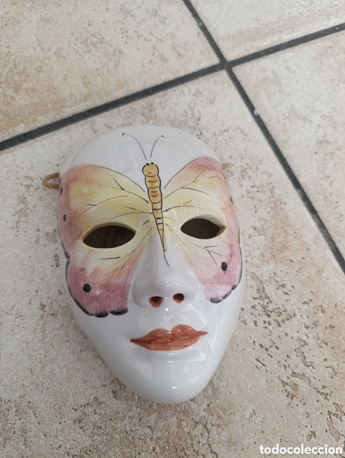 Coleccionismo: Mascara de porcelana Capodimonte Italy