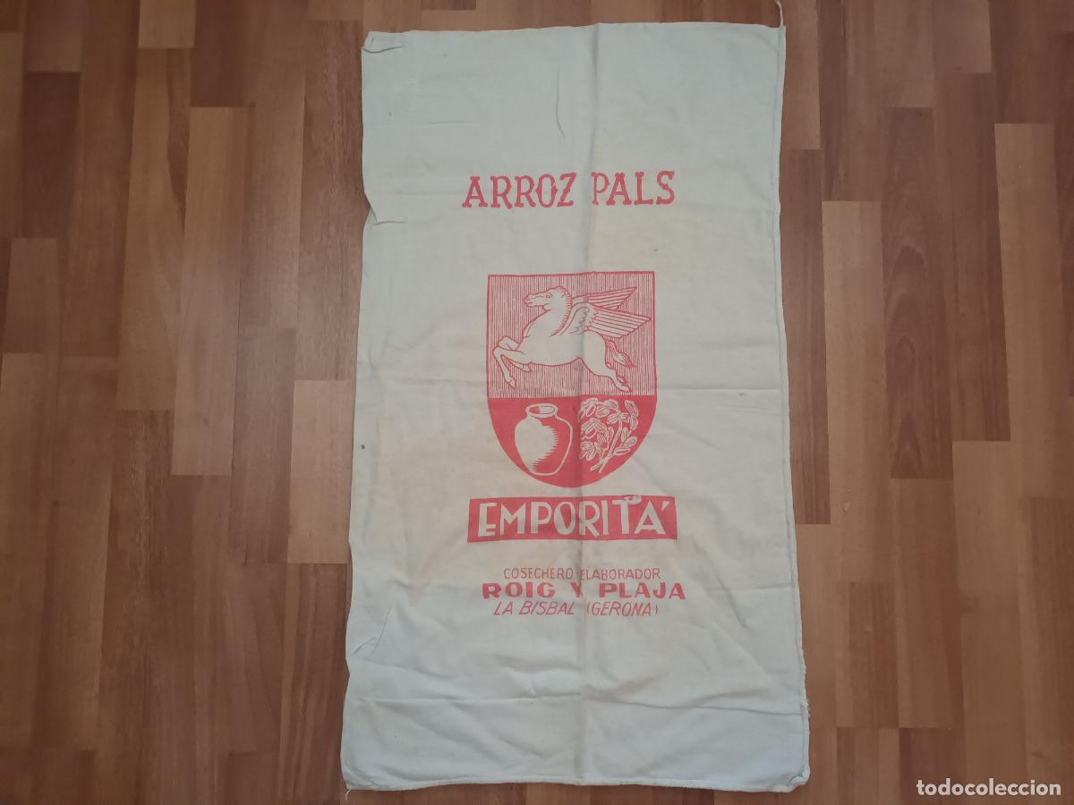 Sammeln: SACO ARROZ PALS. EMPORITA. ROIG Y PLAJA. LA BISBAL. GERONA.