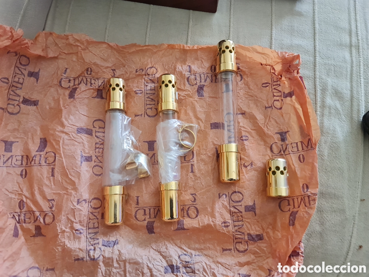 Coleccionismo: Humidores de Tubo de Cristal Gimeno (Nuevos)
