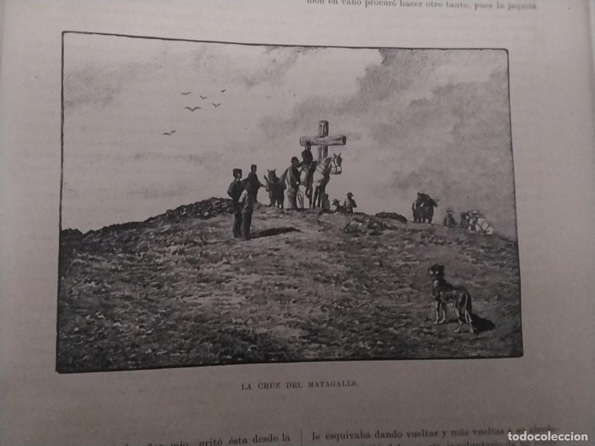 Coleccionismo: LA CRUZ DEL MATAGALLS LA CREU DEL MATAGALLS MONTSENY HOJA A&Ntilde;O 1891