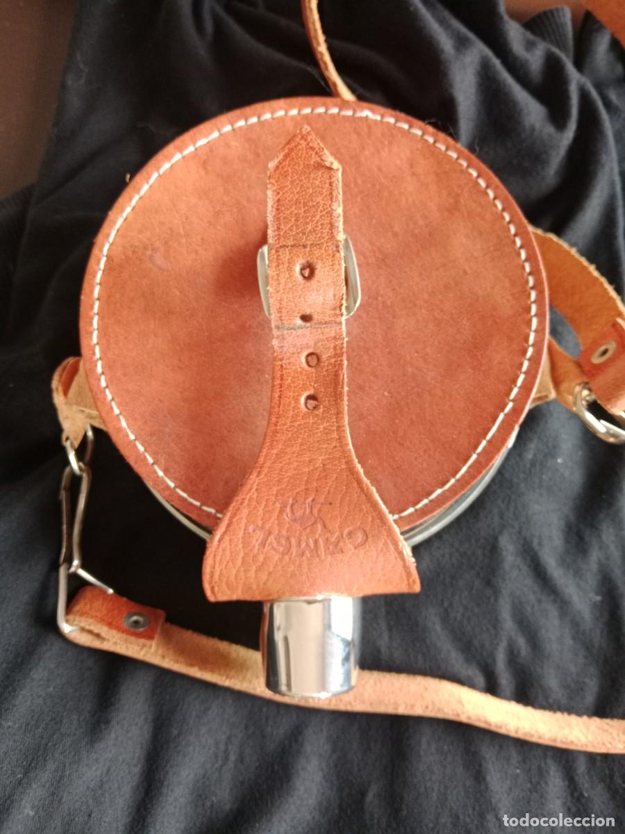 Coleccionismo: Cantimplora de cuero vintage Camel - Foto 1