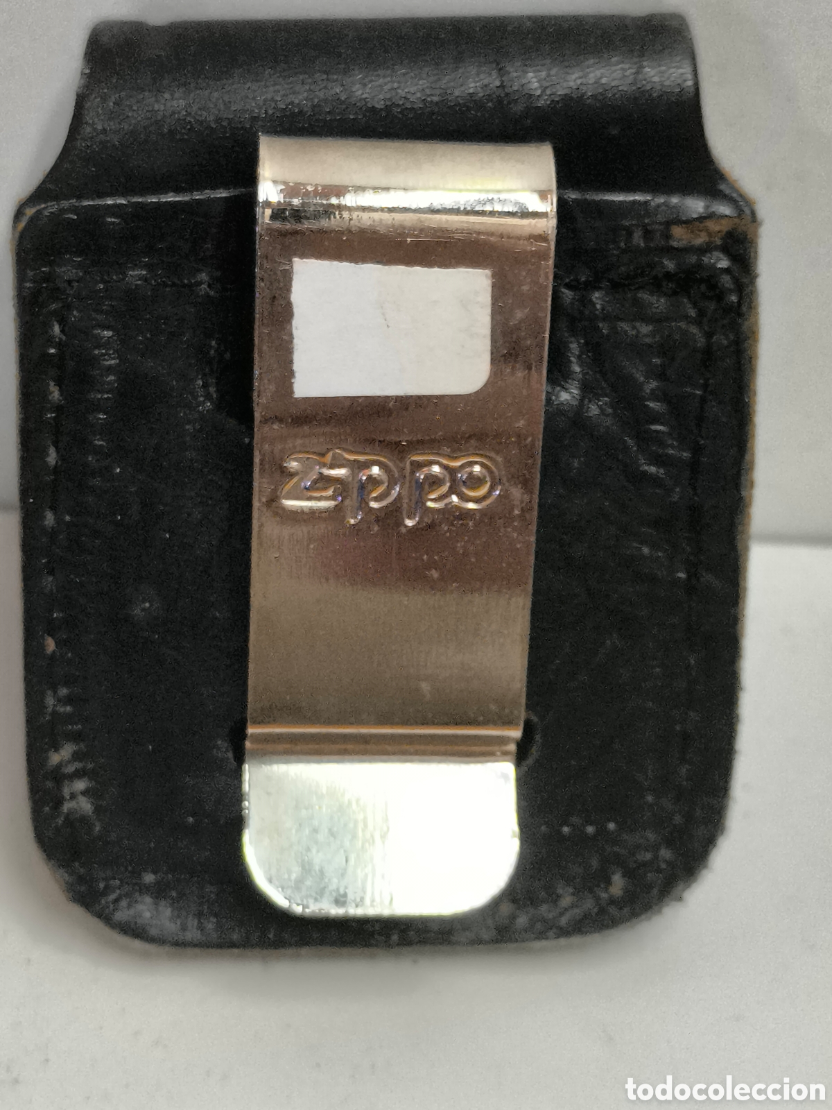 Coleccionismo: Funda de cuero zippo - Foto 2