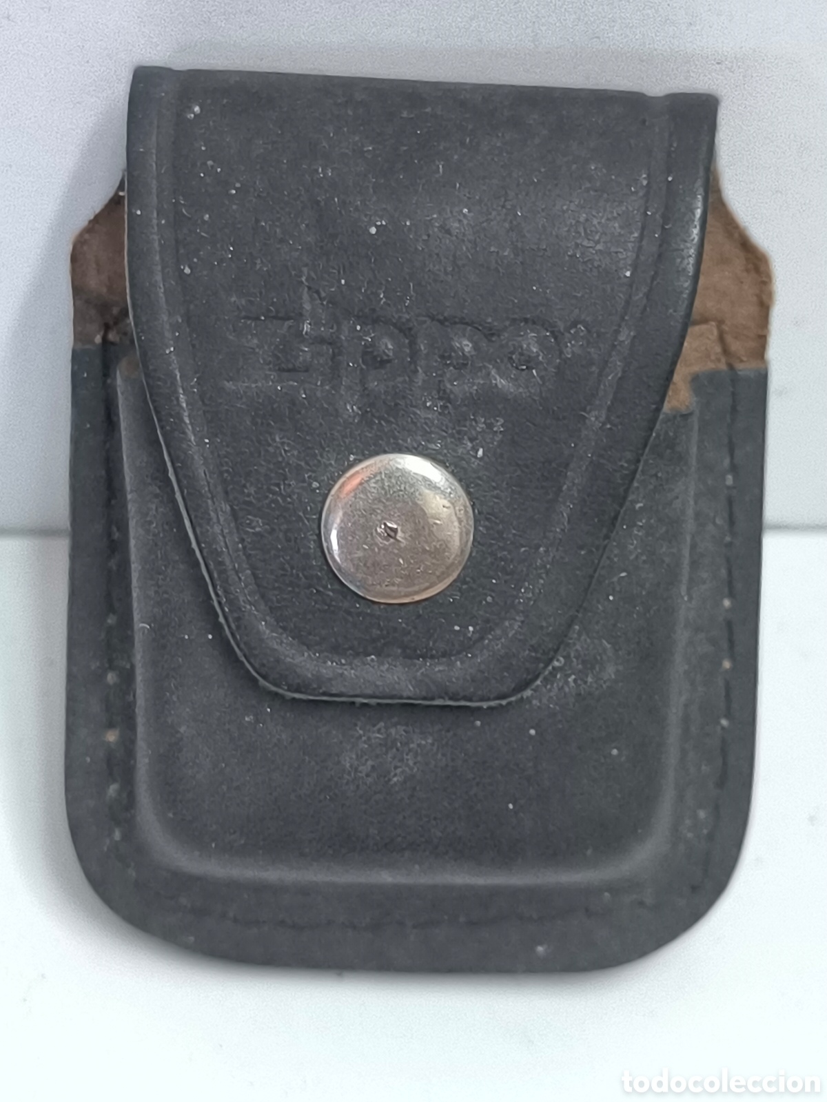 Coleccionismo: Funda de cuero zippo
