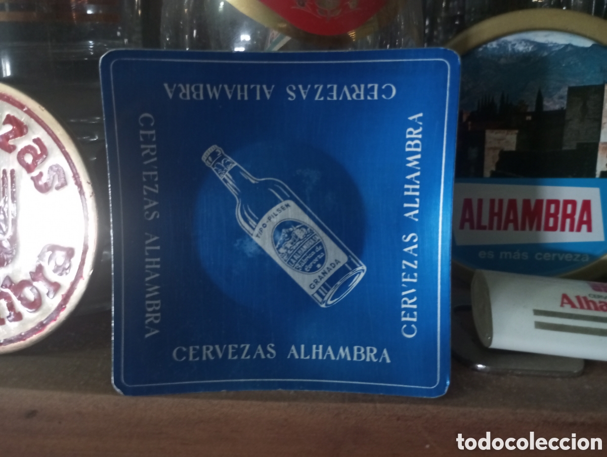 Coleccionismo: Cenicero Cervezas Alhambra Granada a&ntilde;os 60