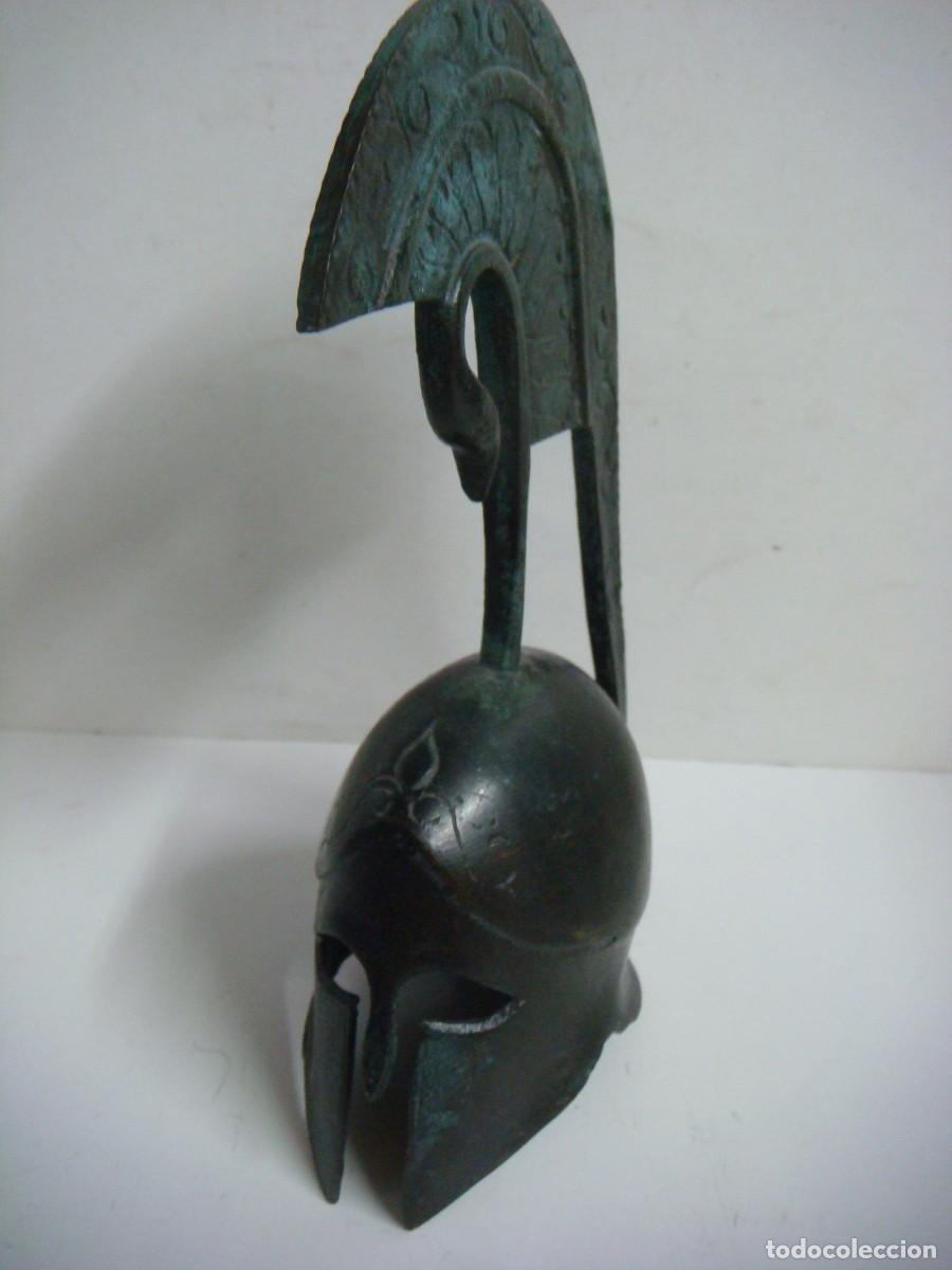 Coleccionismo: CASCO GRIEGO CORINTO BRONCE ARTESANAL-(&) - Foto 2