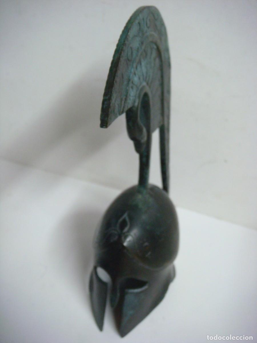 Coleccionismo: CASCO GRIEGO CORINTO BRONCE ARTESANAL-(&) - Foto 4