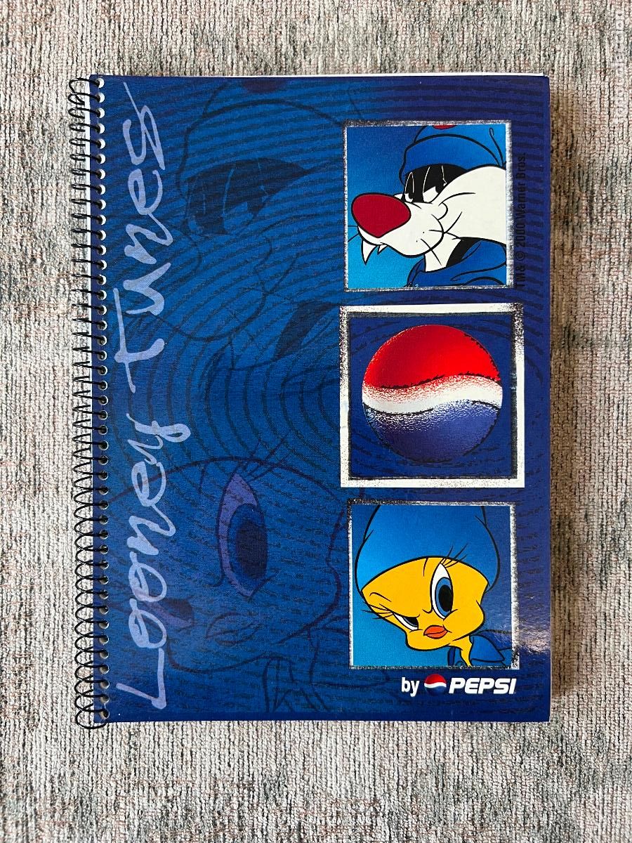 Coleccionismo: CUADERNO LOONEY TUNES BY PEPSI - PIOL&Iacute;N Y SILVESTRE