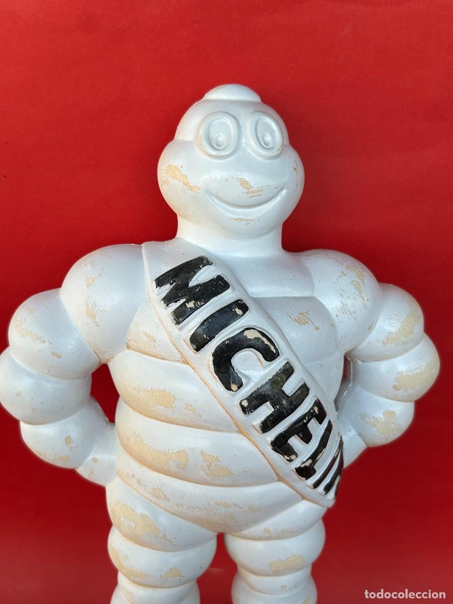 Coleccionismo: Figura Bibendum Michelin de estuco - Foto 2