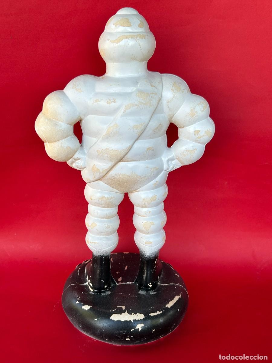 Coleccionismo: Figura Bibendum Michelin de estuco - Foto 4