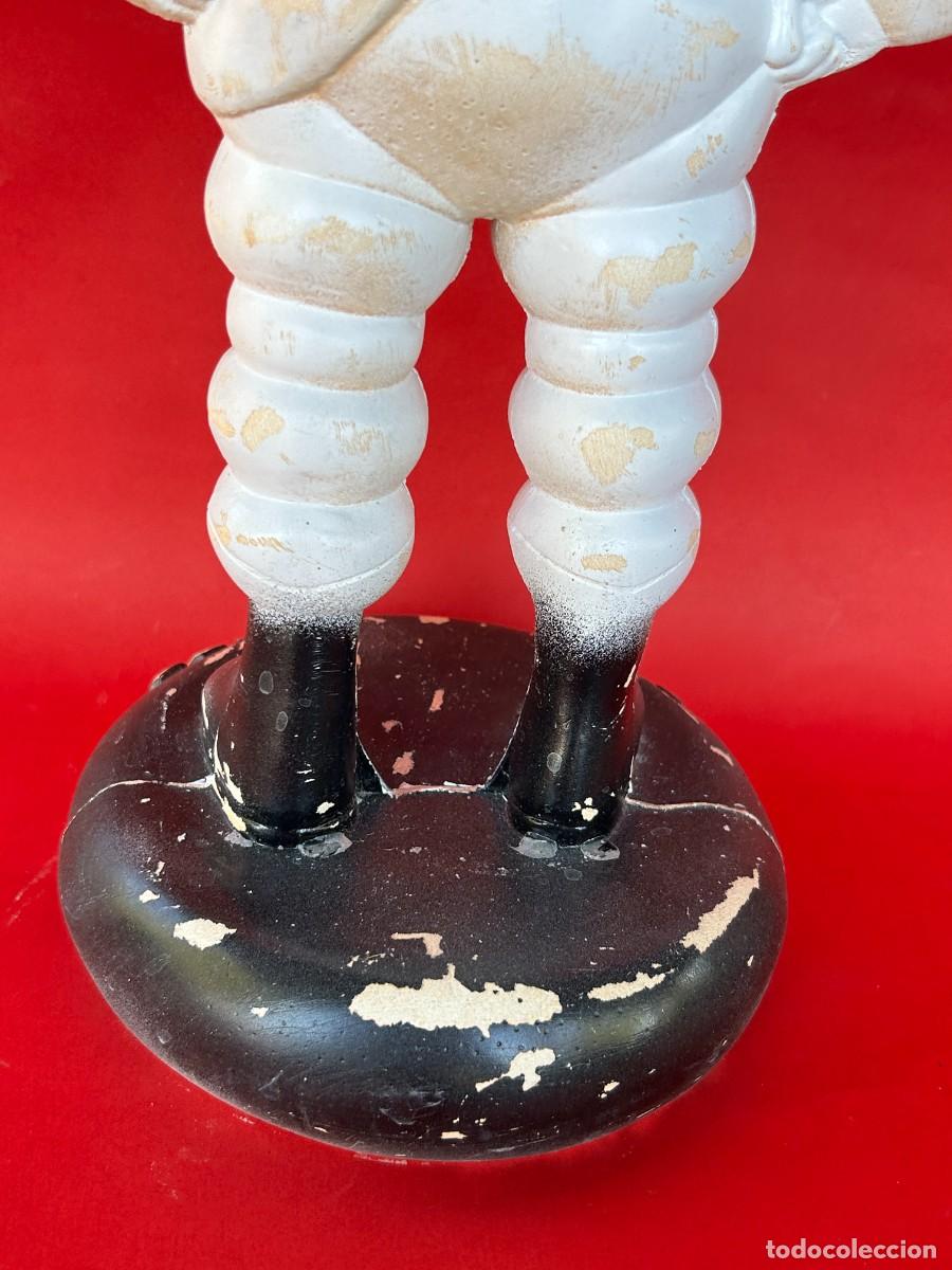 Coleccionismo: Figura Bibendum Michelin de estuco - Foto 6
