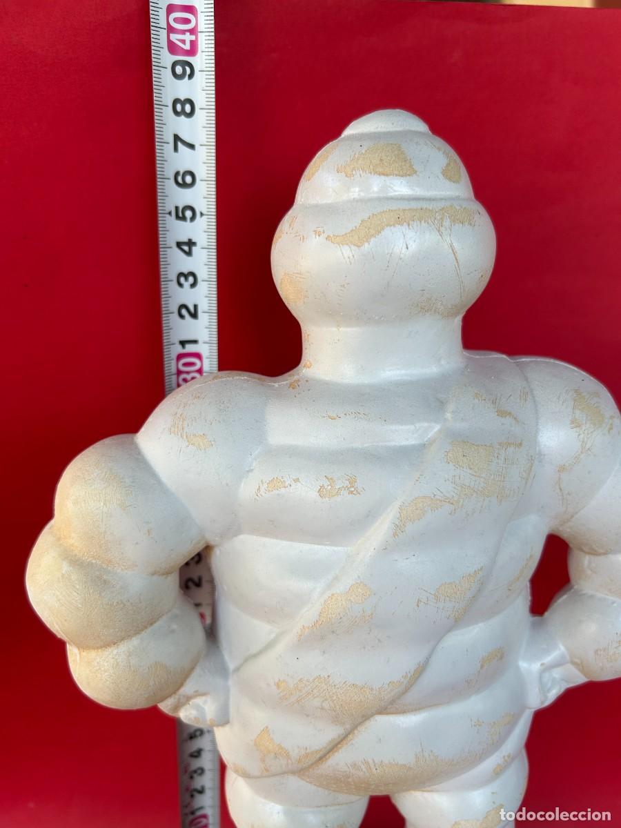 Coleccionismo: Figura Bibendum Michelin de estuco - Foto 7