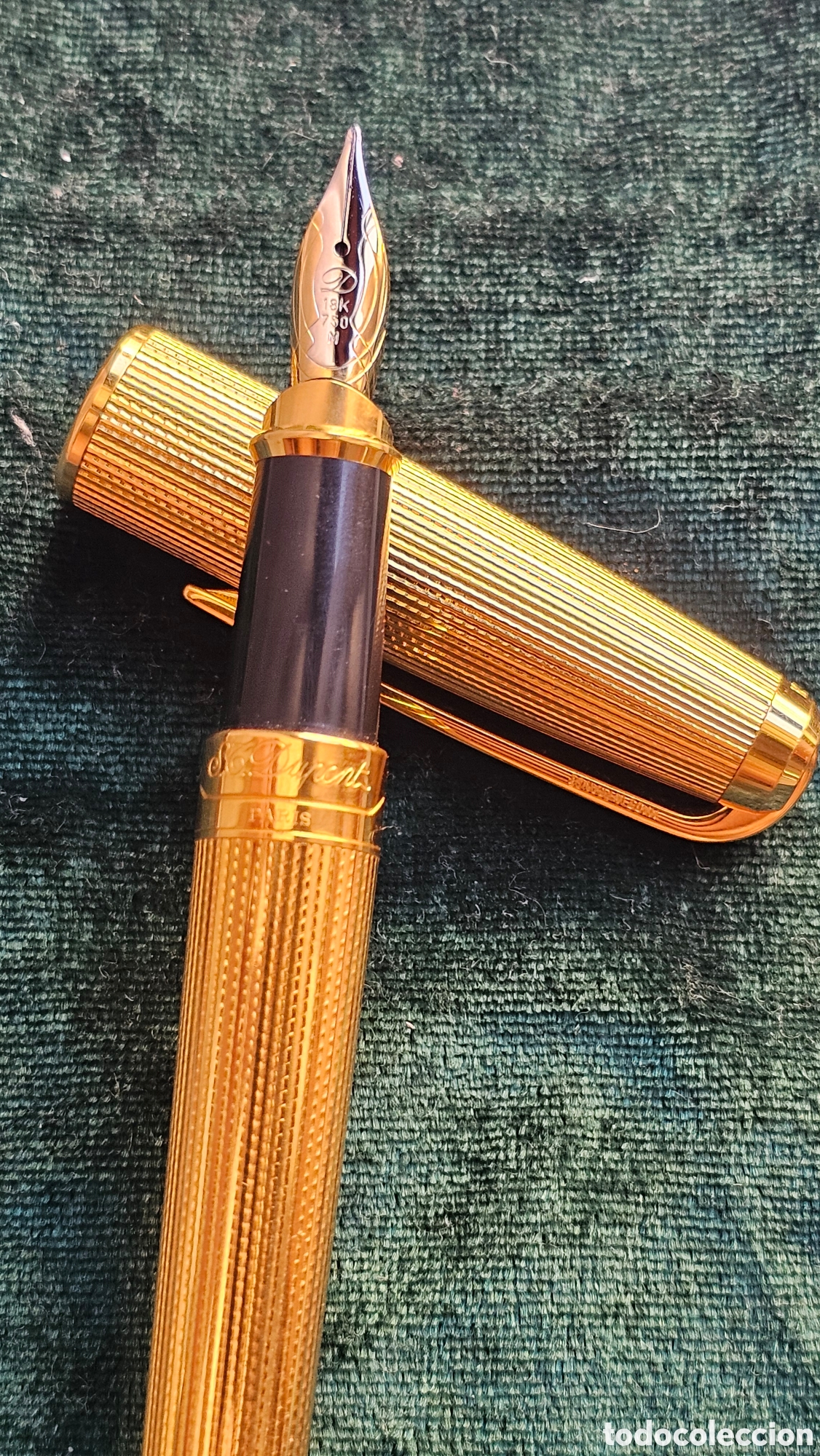 Collecting: Estilogr&aacute;fica S.T. Dupont Paris (18K Gold Nib) - Estado Impecable.