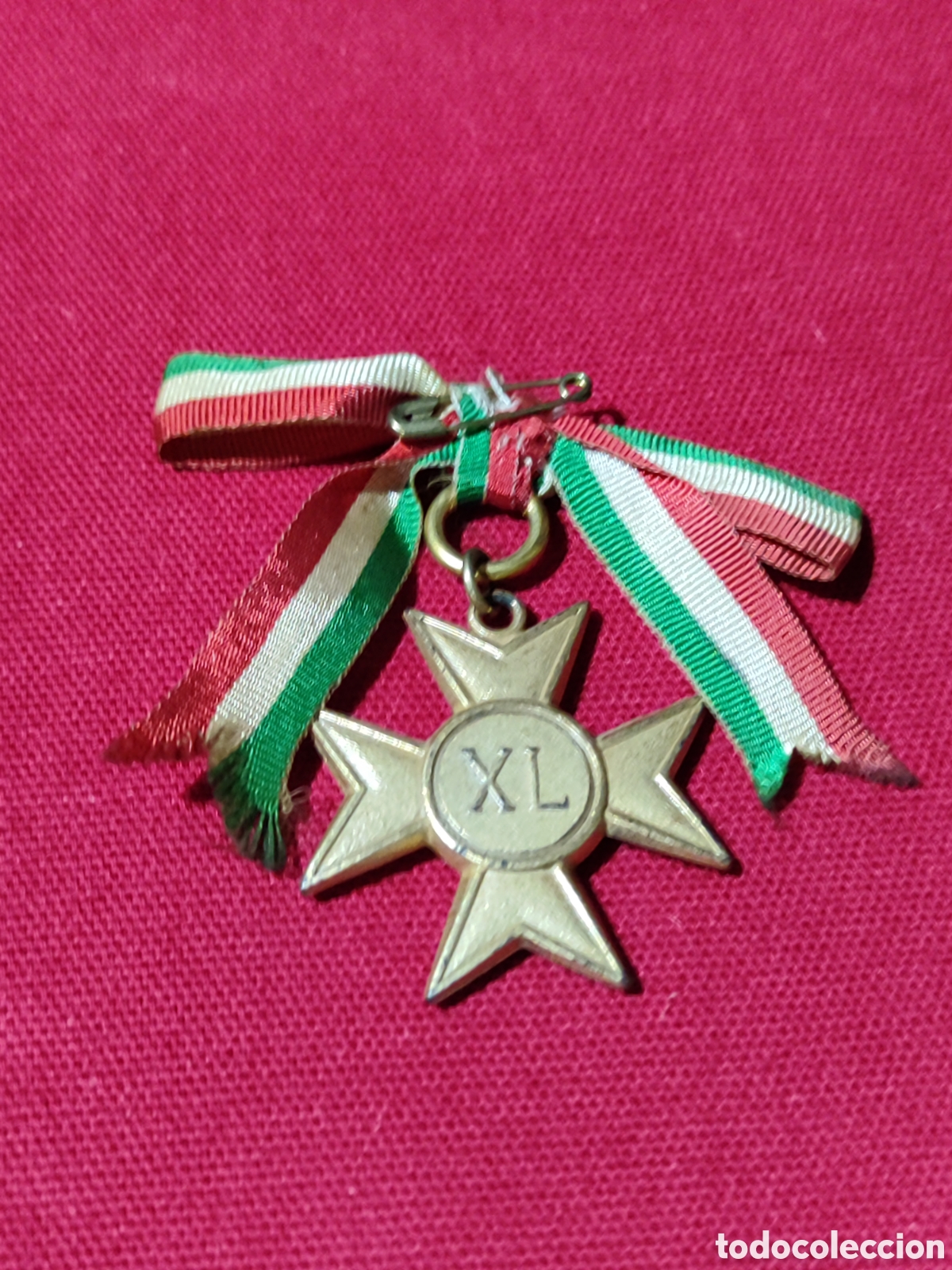 Coleccionismo: Medalla italiana servicio a la republica XL 40 a&ntilde;os