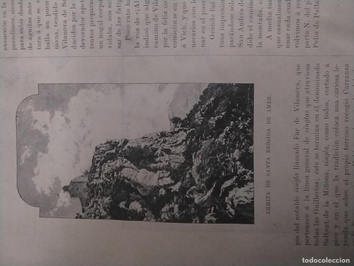 Coleccionismo: ERM8TA DE SANTA BRIGIDA AMER / LES PLANES SALTO DE LA RIERA DE AMER HOJA A&Ntilde;O 1891