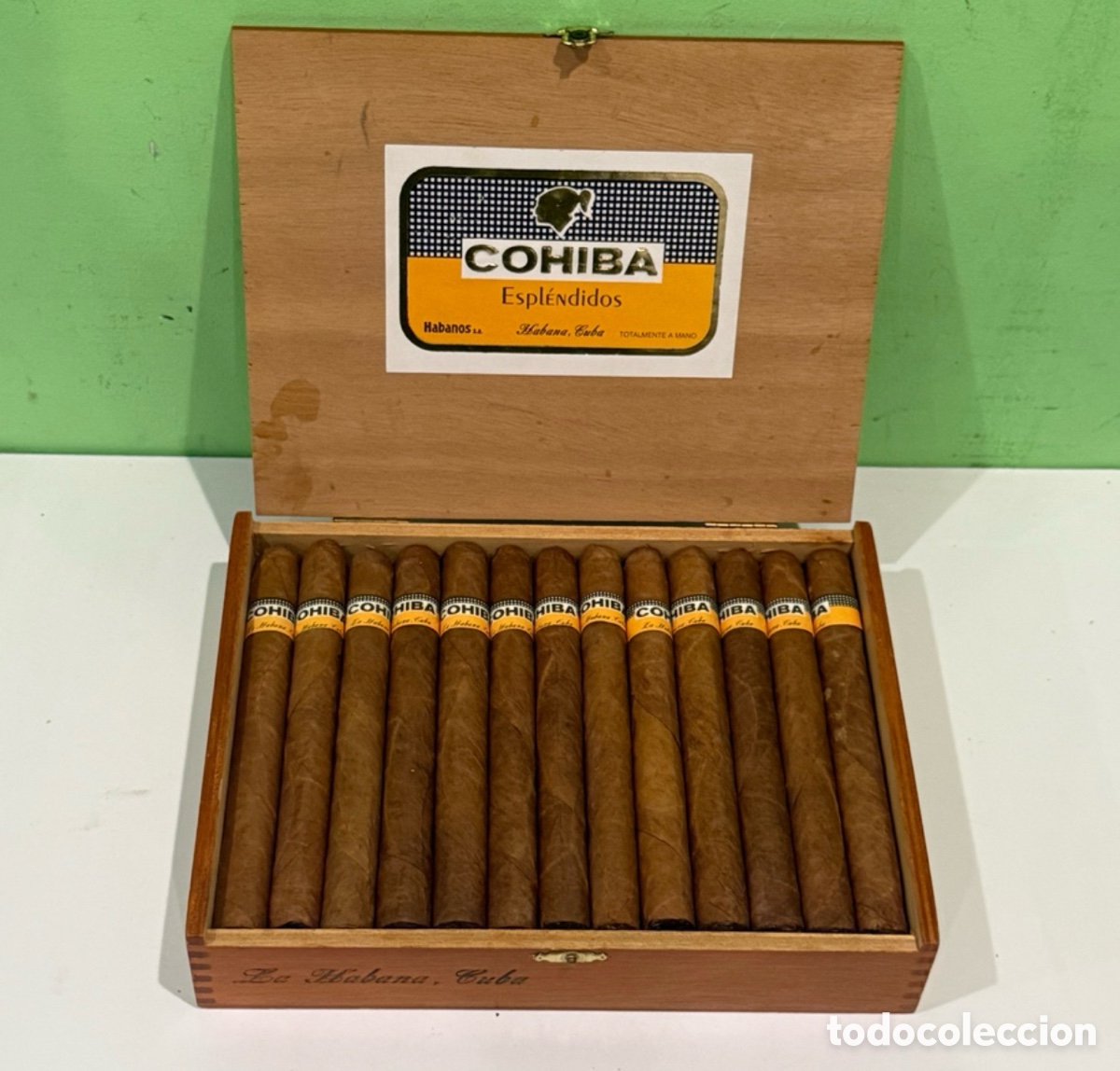 Coleccionismo: Caja Completa 25 Puros Cohiba Espl&eacute;ndidos Habana Cuba Habanos Colecci&oacute;n