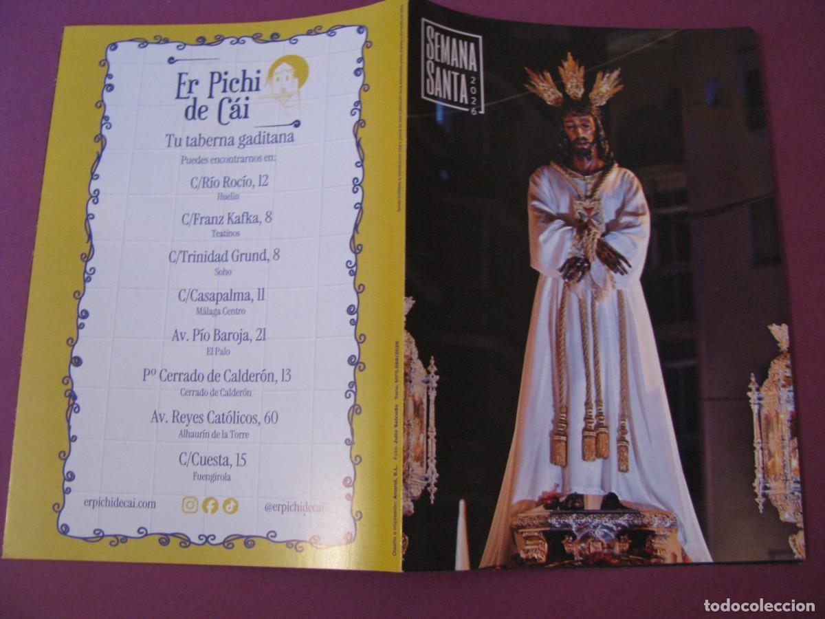 Colecionismo: HORARIOS E ITINERARIOS DE LA SEMANA SANTA M&Aacute;LAGA 2026