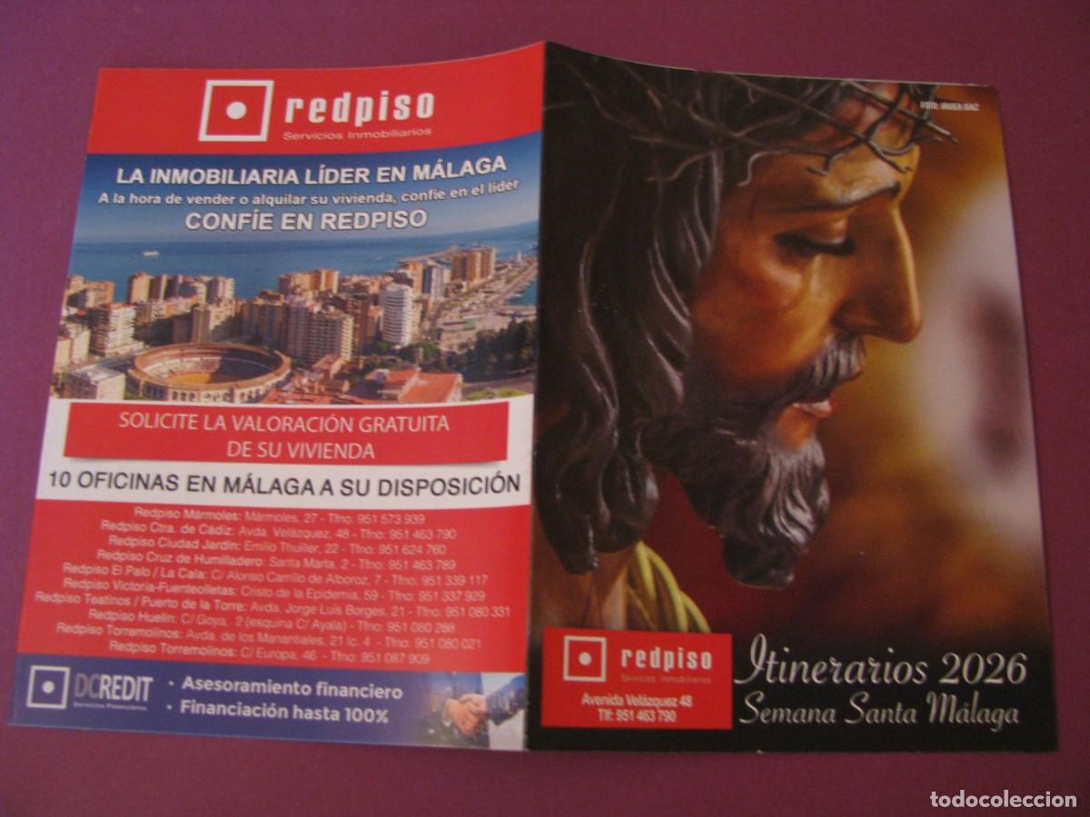 Colecionismo: HORARIOS E ITINERARIOS DE LA SEMANA SANTA M&Aacute;LAGA 2026
