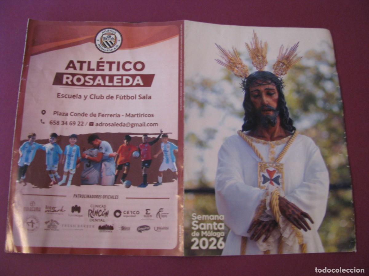Colecionismo: HORARIOS E ITINERARIOS DE LA SEMANA SANTA M&Aacute;LAGA 2026