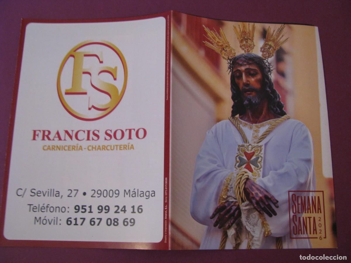 Collectionnisme: HORARIOS E ITINERARIOS DE LA SEMANA SANTA M&Aacute;LAGA 2026