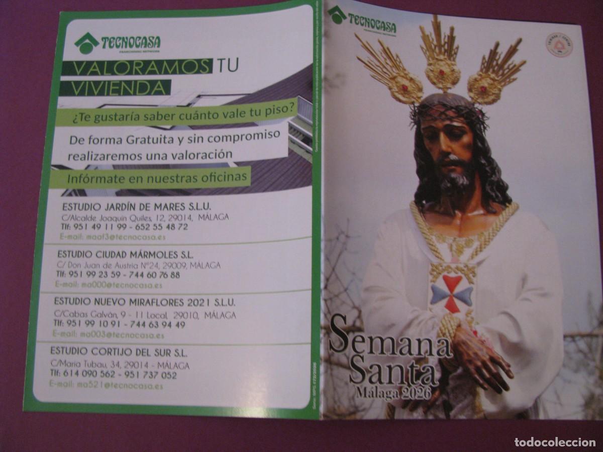 Coleccionismo: HORARIOS E ITINERARIOS DE LA SEMANA SANTA M&Aacute;LAGA 2026