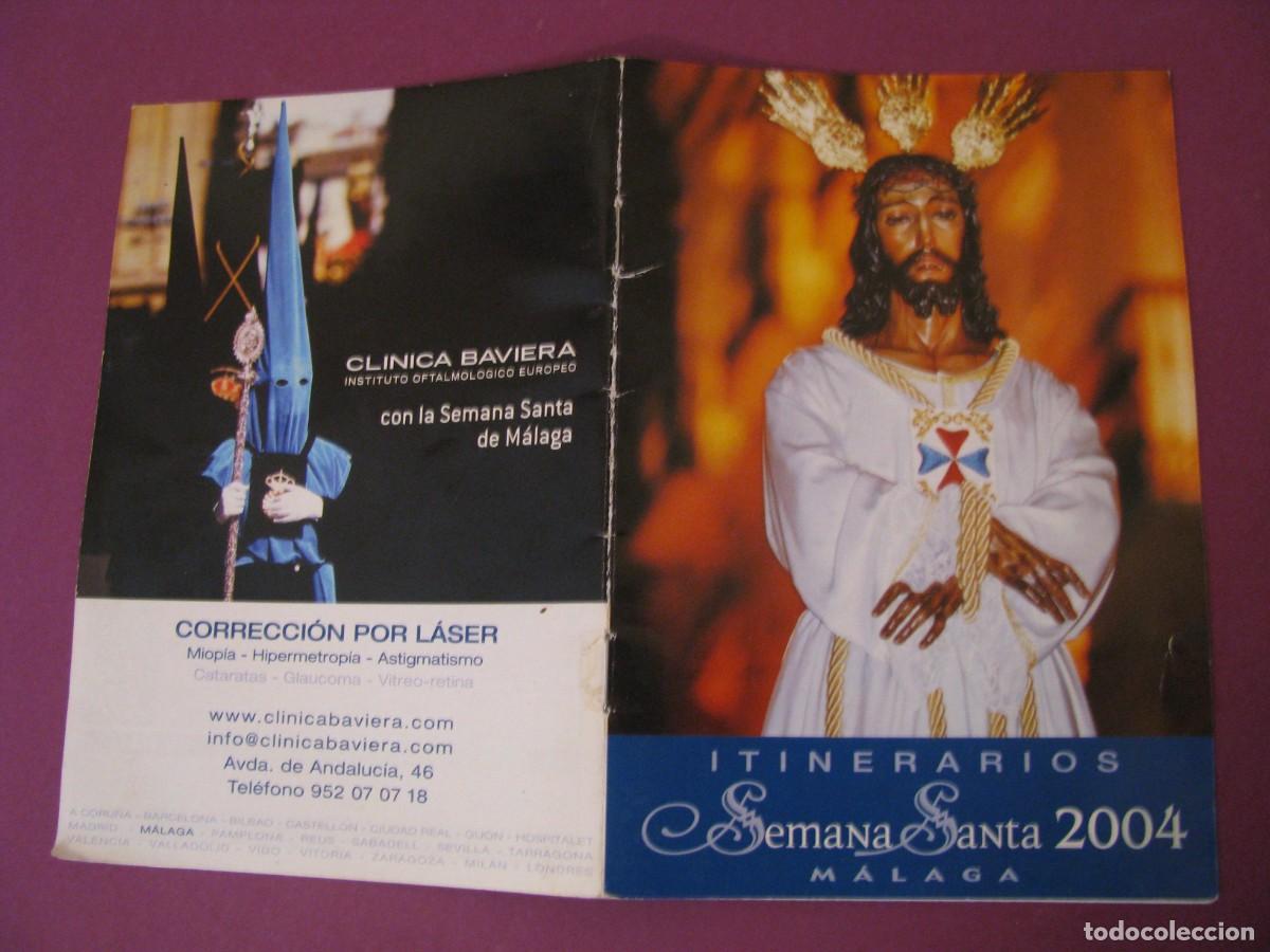 Coleccionismo: HORARIOS E ITINERARIOS DE LA SEMANA SANTA M&Aacute;LAGA 2004