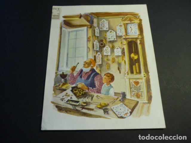 Coleccionismo: TALLER DE RELOJERO TARJETA PUBLICITARIA LABORATORIOS GUSTAVO REDER 12 X 16 CM