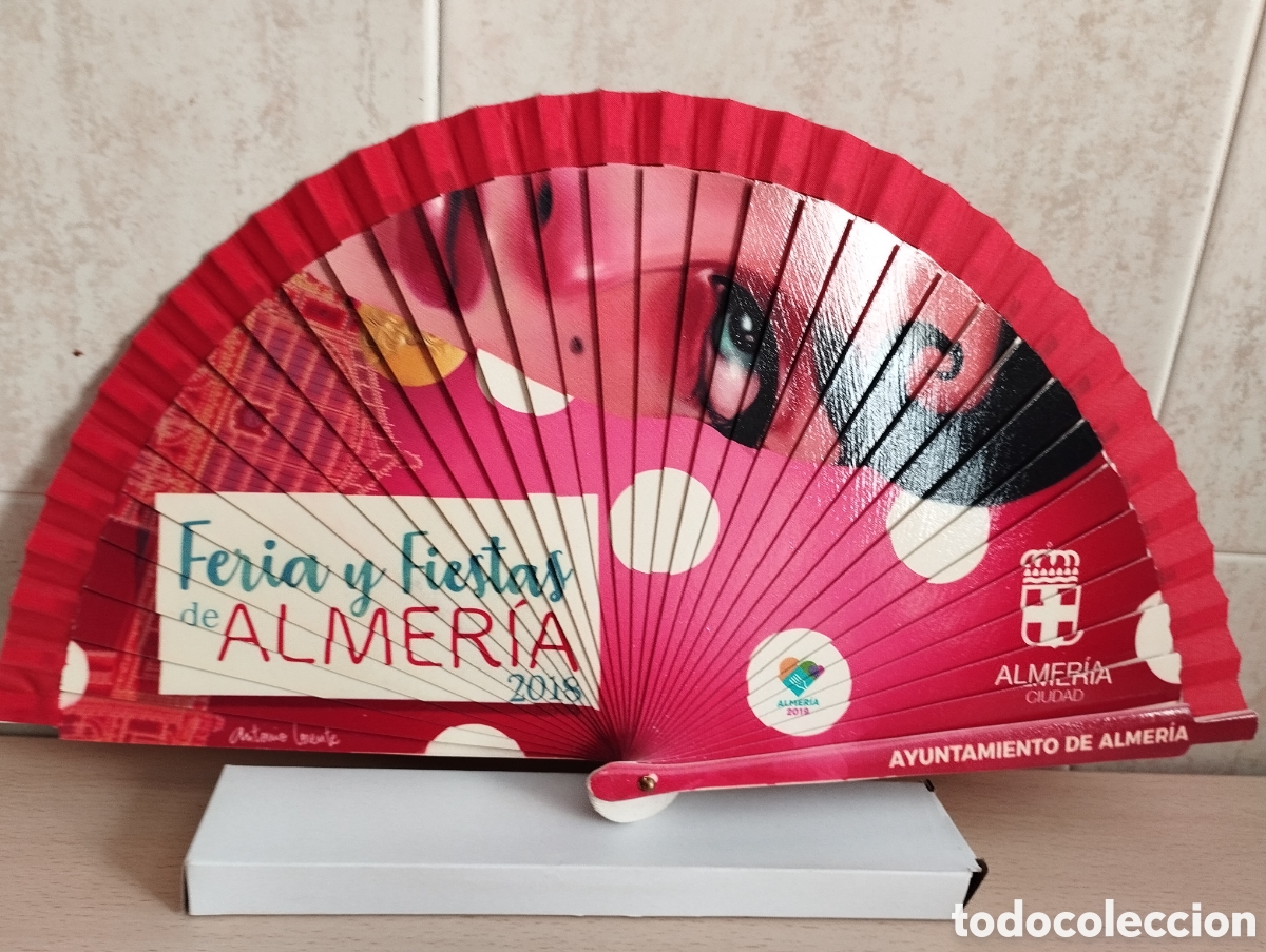 Coleccionismo: ALMER&Iacute;A ABANICO OFICIAL FERIA Y FIESTAS 2018-NUEVO