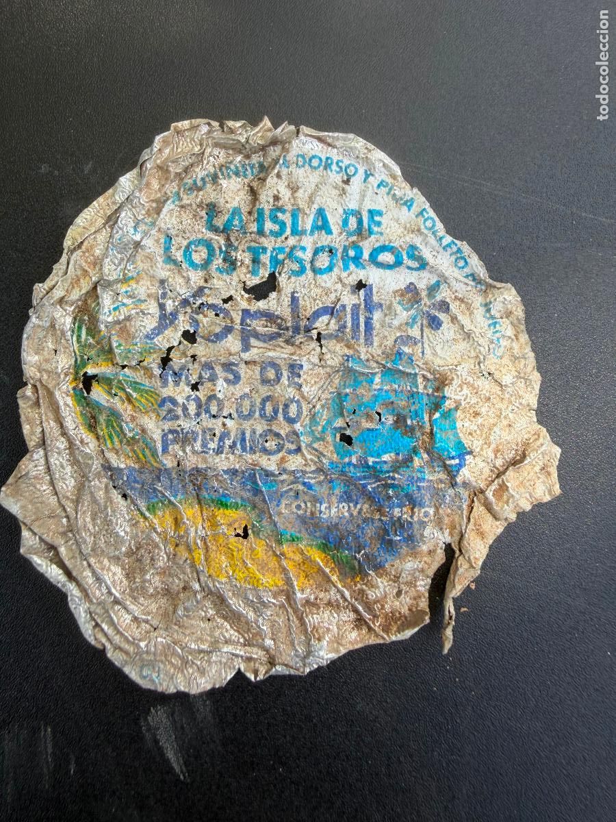 Coleccionismo: Tapa yoplait la isla de los tesoros