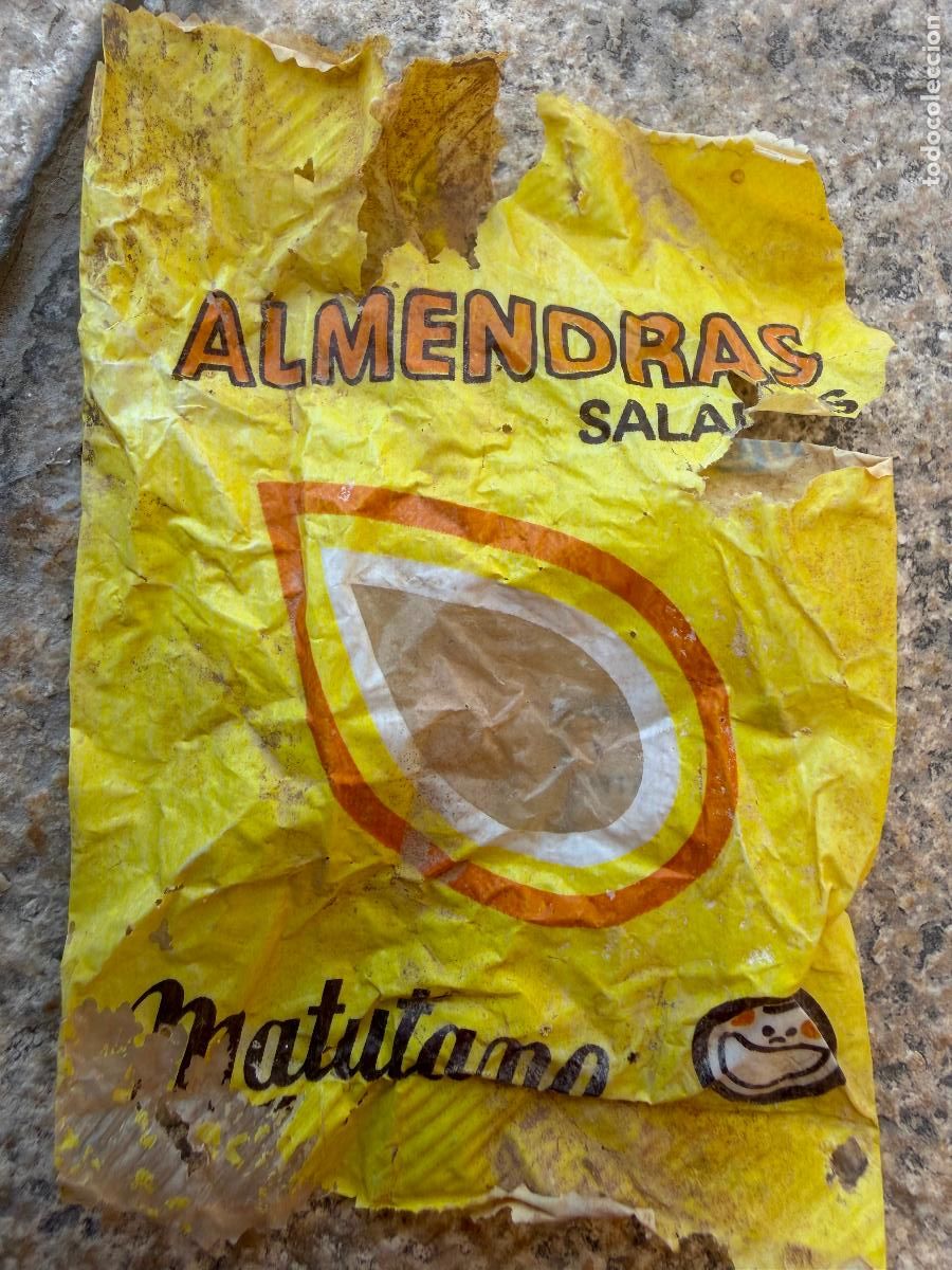 Coleccionismo: Envoltorio almendras saladas Matutano