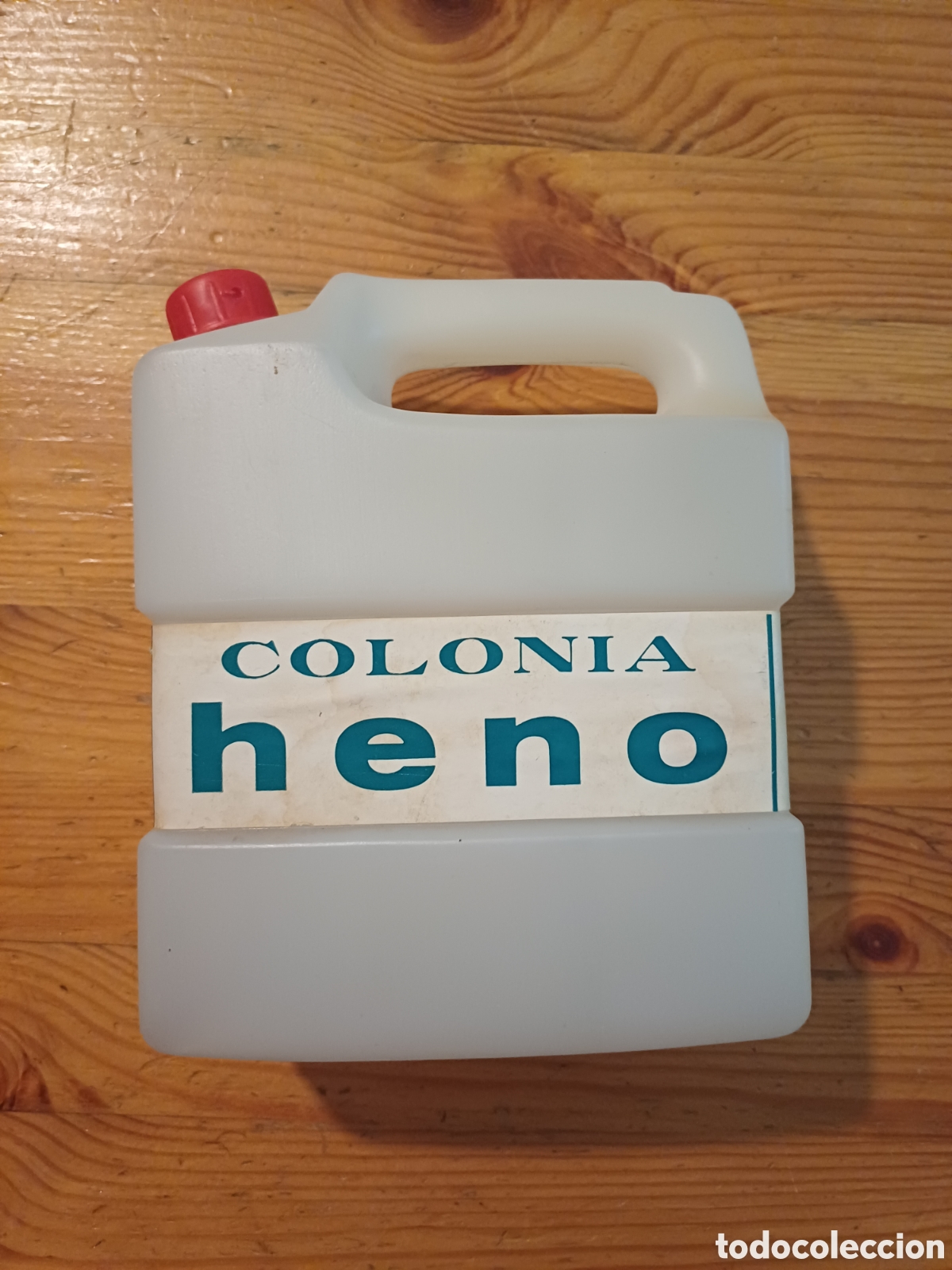 Coleccionismo: Bidon Colonia Heno Bhary Manresa 1 litro Antiguo de la m&iacute;tica perfumeria de la capital del Bages
