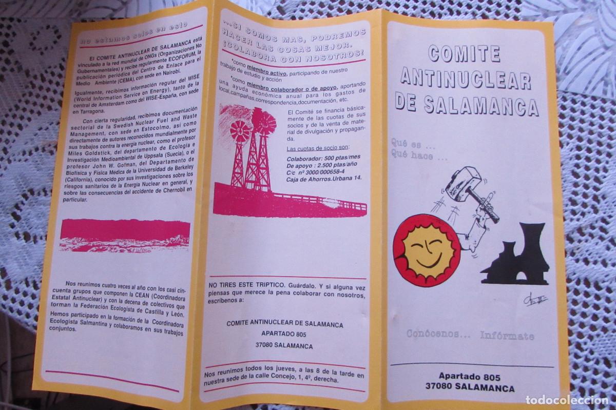 Coleccionismo: COMITE ANTINUCLEAR DE SALAMANCA