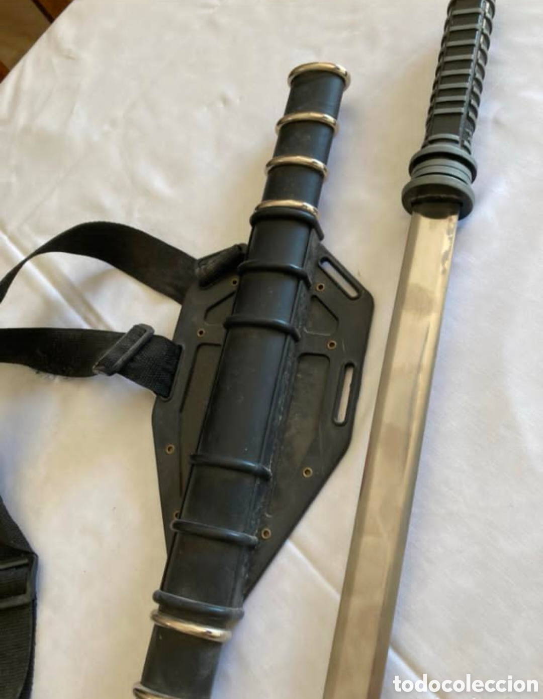 Coleccionismo: Katana espada oriental japonesa con arn&eacute;s - Foto 4