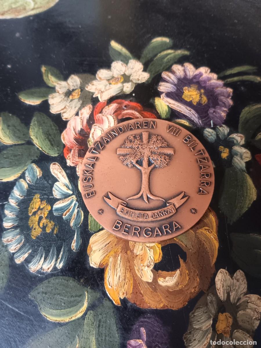 Coleccionismo: medalla de cobre conmemorativa del VIII Biltzarra de Euskaltzaindia (Real Academia de la Lengua Vasc