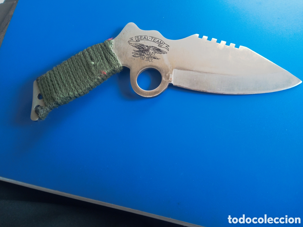 Coleccionismo: Bonito machete Seal-Team 22,5cm de largo