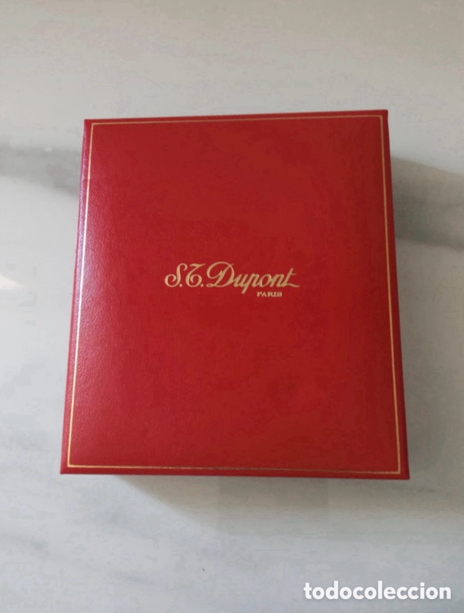Coleccionismo: Caja original encendedor ST Dupont