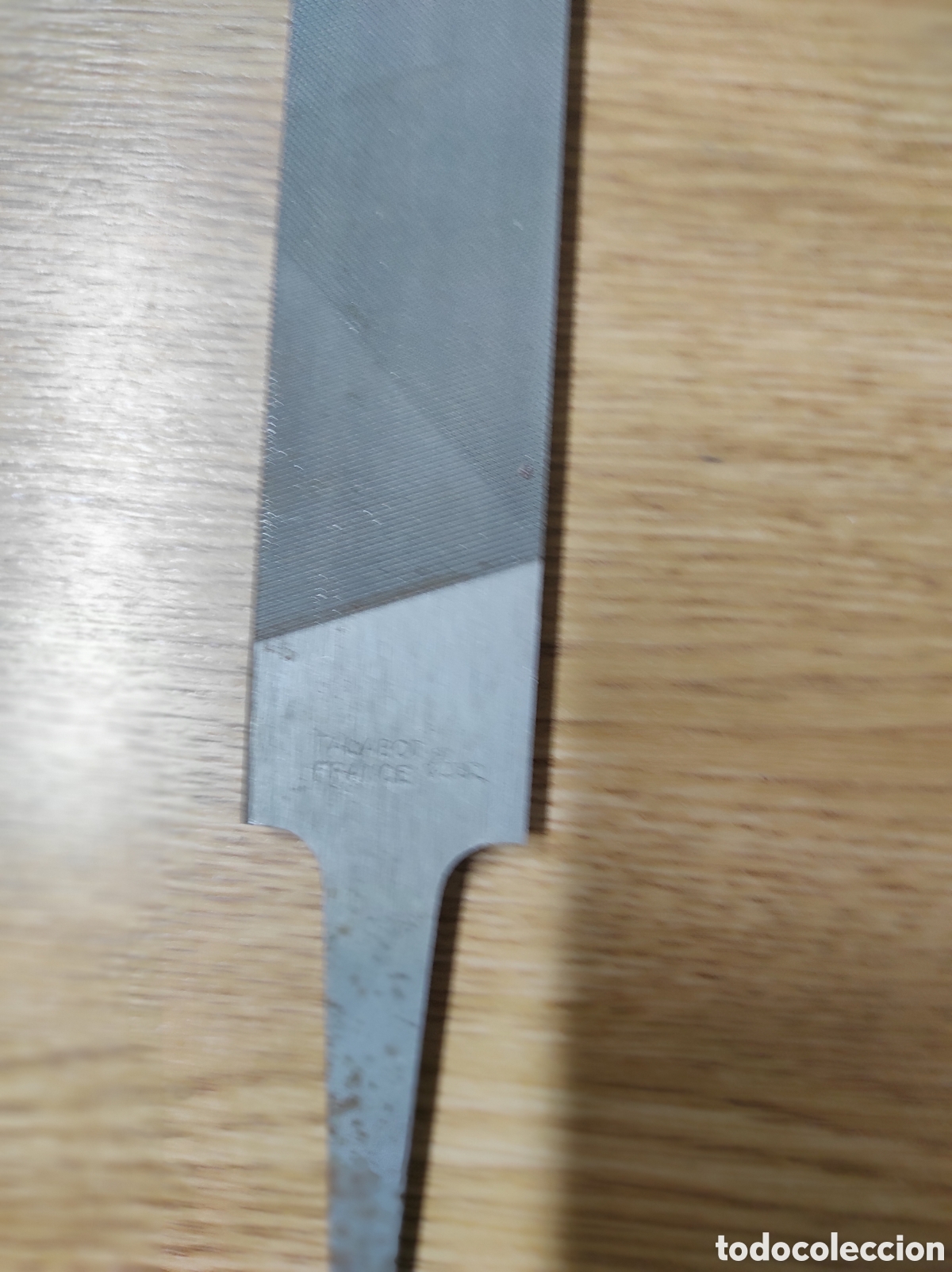 Coleccionismo: Antigua lima plana grande TALABOT (Francia) 30cms/12&rdquo;